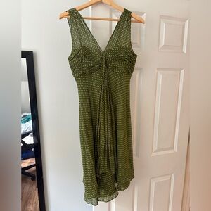 Green Polka Dot Midi Sundress